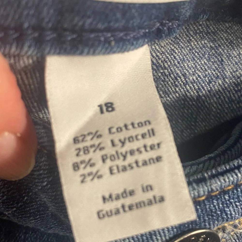 Lane Bryant 11” inseam Denim Shorts Sz 18